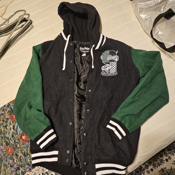 Harry Potter Slytherin Varsity Jacket - Picture 2 of 8